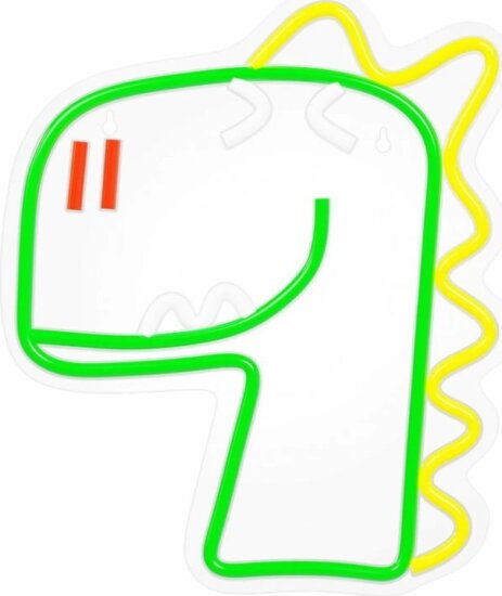 Forever Light Neon LED Fali Dekorációs lámpa Jurassic Dino - Zöld Forever Light Neon LED Fali Dekorációs lámpa Jurassic Dino - Zöld