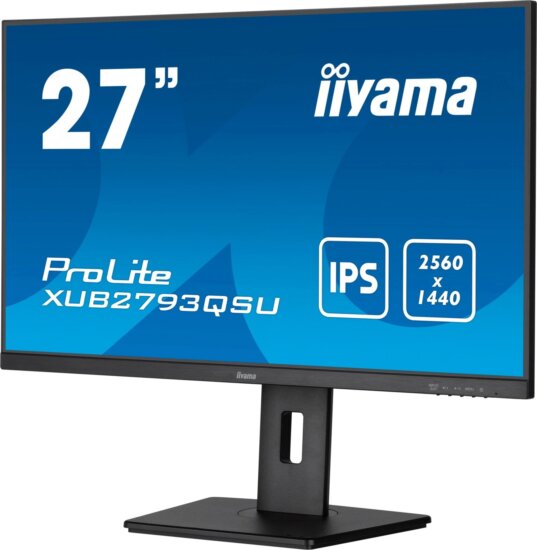 IIYAMA 27" XUB2793QSU-B7 16:9 2K IPS Monitor - Fekete