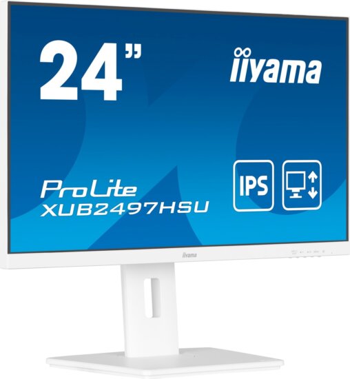 IIYAMA 23,8" XUB2497HSU-W2 16:9 FullHD IPS Monitor - Fehér IIYAMA 23,8" XUB2497HSU-W2 16:9 FullHD IPS Monitor - Fehér