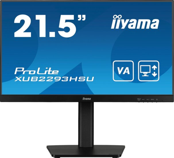 IIYAMA 21,5" XUB2293HSU-B7 16:9 FullHD IPS Monitor - Fekete