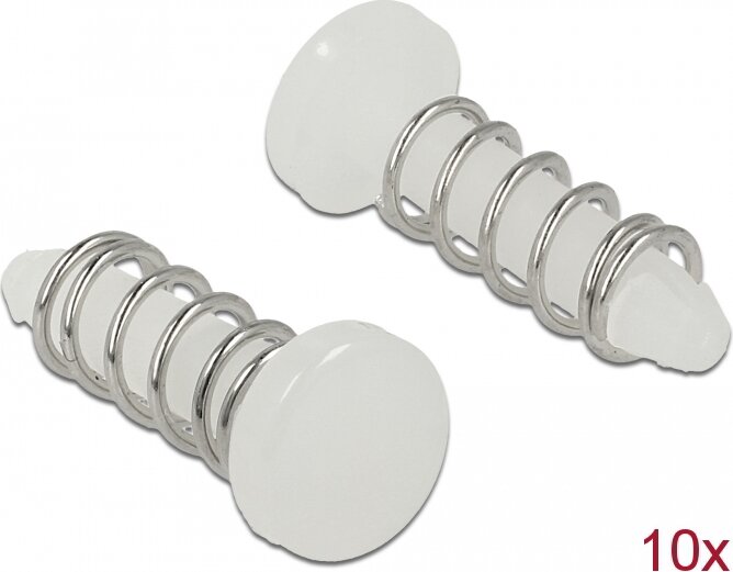 Delock 18272 Rúgós, hűtőborda rögzíto szegecs (10 db/csomag) - Fehér Delock 18272 Rúgós, hűtőborda rögzíto szegecs (10 db/csomag) - Fehér