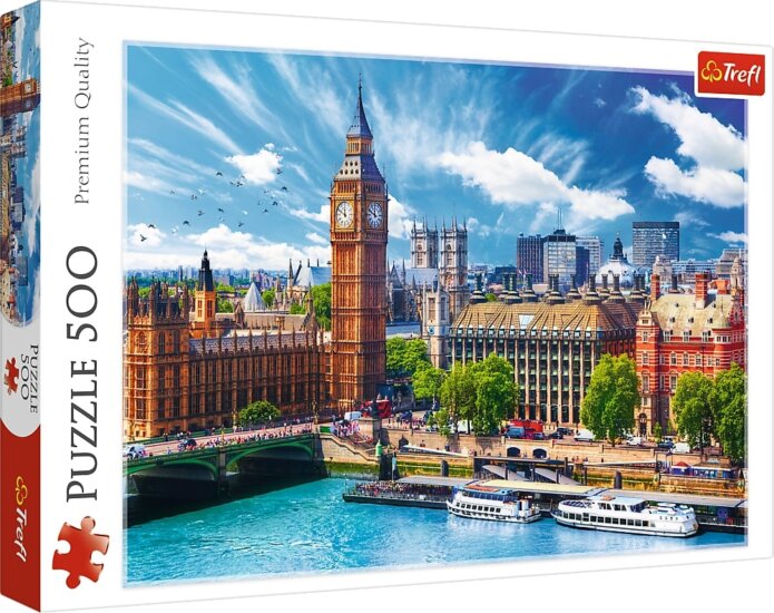 Trefl Napos idő Londonban - 500 darabos puzzle Trefl Napos idő Londonban - 500 darabos puzzle