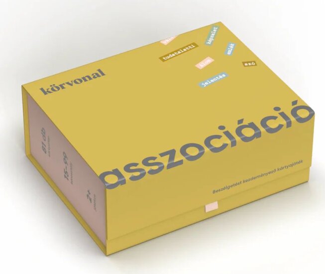 Körvonal Asszociáció kártyajáték felnőtteknek 80db kártyalappal