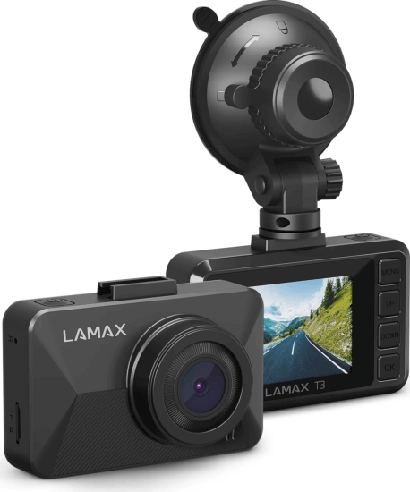 LAMAX T3 Full HD Bluetooth Menetrögzítő Kamera - Fekete LAMAX T3 Full HD Bluetooth Menetrögzítő Kamera - Fekete