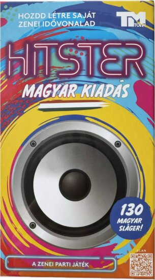 TM Toys Hitster zenei Party társasjáték 130 magyar slágerrel