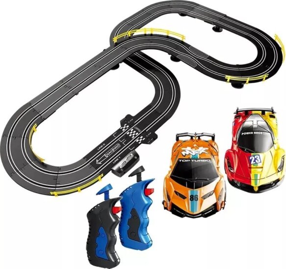 Manyuk Toys Elektromos versenypálya szett autókkal 4,6 m Manyuk Toys Elektromos versenypálya szett autókkal 4,6 m