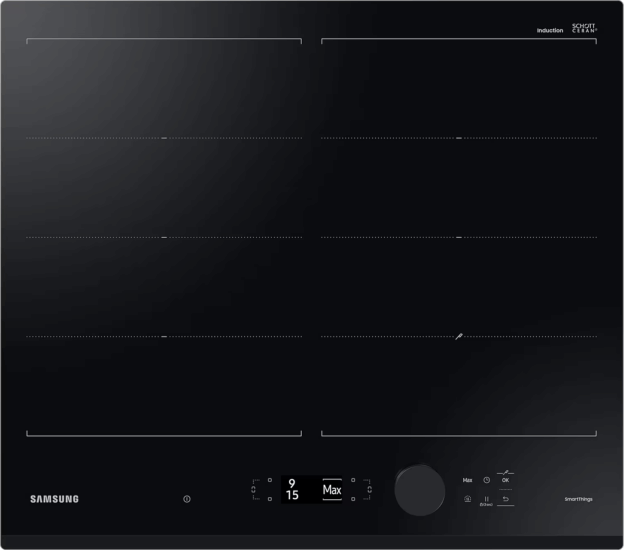 Samsung NZ64B7799GK/U2 Beépíthető 4 zónás Indukciós Főzőlap 7400 Watt - Fekete