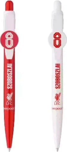 Liverpool Nyomógombos golyóstoll Szoboszlai Dominik mintával (Kék tinta) - Többféle Liverpool Nyomógombos golyóstoll Szoboszlai Dominik mintával (Kék tinta) - Többféle