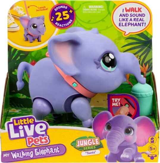 Moose Toys Little Live Pets Fáni, az interaktív sétáló elefánt játék Moose Toys Little Live Pets Fáni, az interaktív sétáló elefánt játék