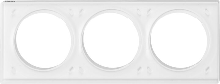 Fibaro FG-WX-PP-0004 3 részes Fali Konnektor keret - Fehér Fibaro FG-WX-PP-0004 3 részes Fali Konnektor keret - Fehér