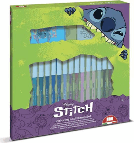 MultiPrint Stitch nyomdakészlet 18 db filctollal és színezővel