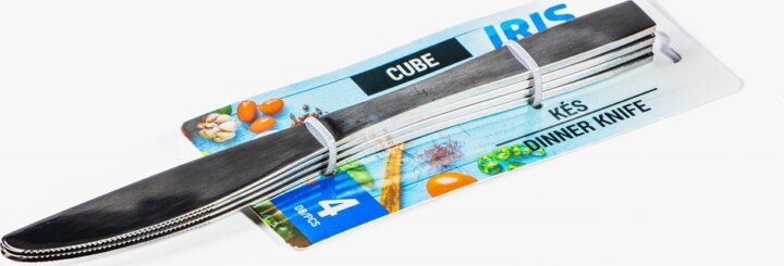 Iris KT-565 Cube Rozsdamentes acél késkészlet 4 darabos - Fekete