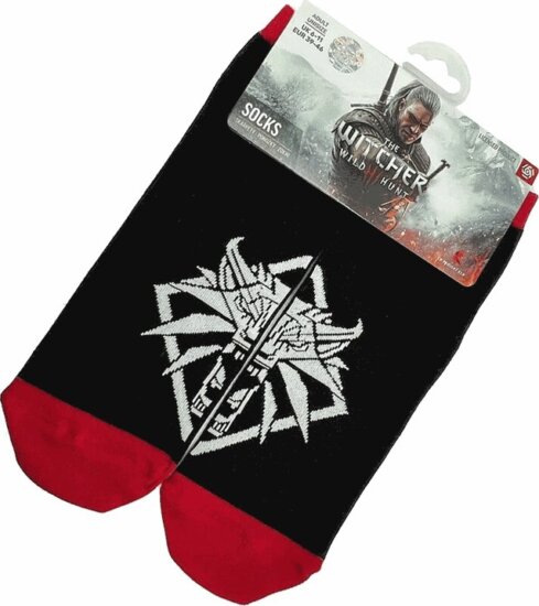 Good Loot The Witcher 3 Wolf zokni (39-46) ajándéktárgy - Fekete