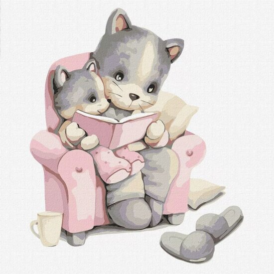 Ideyka Festés számok szerint Estimesék - 30 x 30 cm