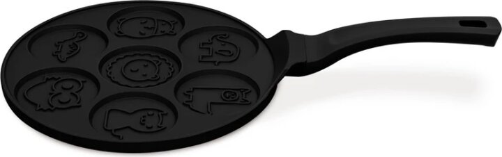 Berlinger Haus BH/7799 Amerikai Palacsintasütő Serpenyő Állat mintás 26cm - Fekete