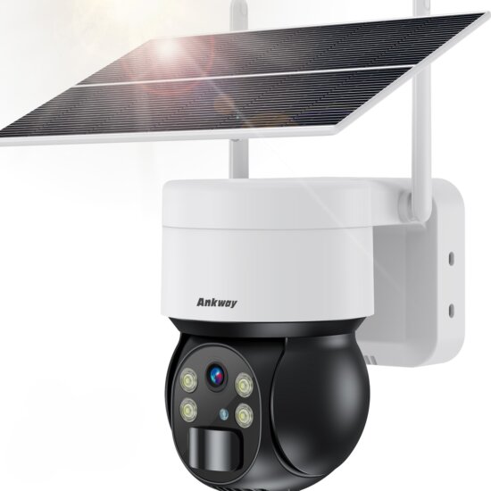 Ankway-Choetech ASC006-WF Smart Wifi 2K UltraHD 360° forgatható napelemes Okos Kamera - Fehér Ankway-Choetech ASC006-WF Smart Wifi 2K UltraHD 360° forgatható napelemes Okos Kamera - Fehér