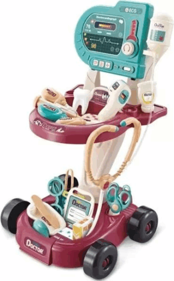 DOD Doctor 24 darabos játék orvosi kézikocsi készlet DOD Doctor 24 darabos játék orvosi kézikocsi készlet