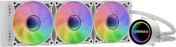 RaidMax INFINITA LS360 360mm ARGB All In One Univerzális CPU Vízhűtés - Fehér