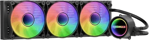 RaidMax INFINITA LS360 360mm ARGB All In One Univerzális CPU Vízhűtés - Fekete