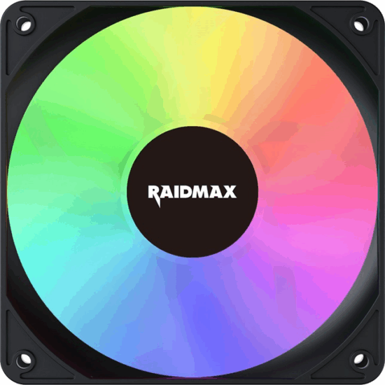 RaidMax X-AIR PWM RGB 120x120x25 ARGB LED Rendszerhűtő ventilátor - Fekete RaidMax X-AIR PWM RGB 120x120x25 ARGB LED Rendszerhűtő ventilátor - Fekete
