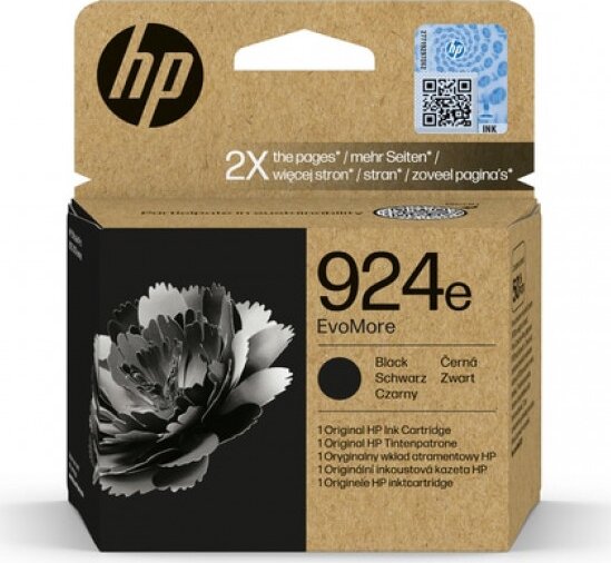 HP 924e EvoMore Eredeti Tintapatron - Fekete
