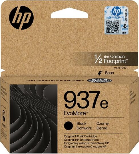 HP 937e EvoMore Eredeti Tintapatron - Fekete