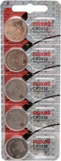 Maxell 18742 CR2032 Lítium gombelem 3.0V (5db /csomag)