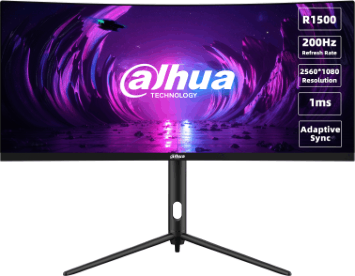 Dahua 30" LM30-E330CA 21:9 UWHD VA LED Ívelt Gaming Monitor - Fekete Dahua 30" LM30-E330CA 21:9 UWHD VA LED Ívelt Gaming Monitor - Fekete