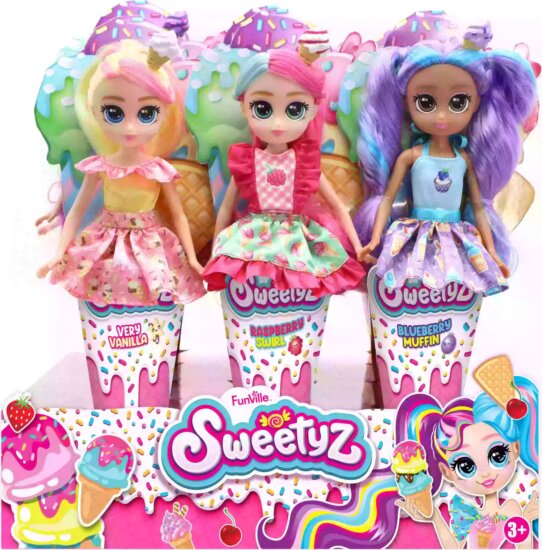 Funville Cukorfalat illatos tölcsérbaba - Többféle Funville Cukorfalat illatos tölcsérbaba - Többféle