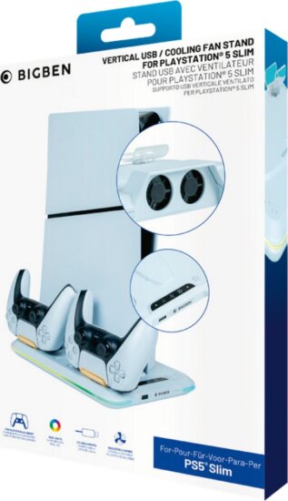 Nacon Multifunkionális Töltőállomás 2 DualSense kontrollerhez - Szürke