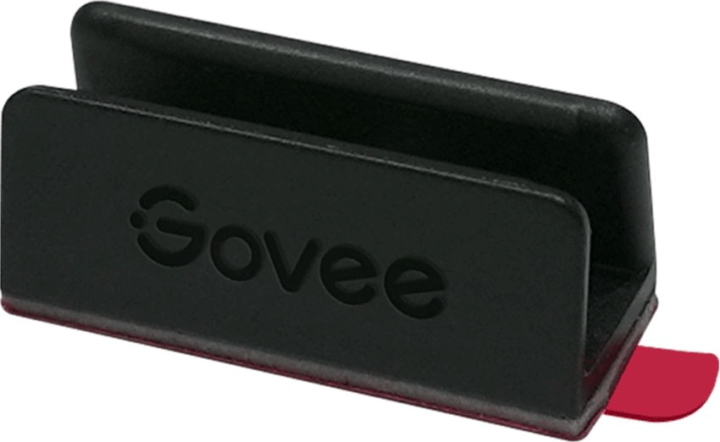 Govee H10D1001 Neon Rope Light 2 LED szalag rögzítő - Fekete (20 db / csomag)