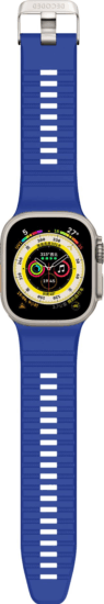 Decoded Szilikon Apple Watch óraszíj 42/44/45/49mm - Kék