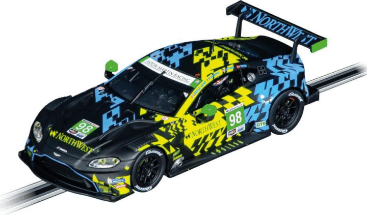 Carrera Digital 132 Aston-Martin Vantage GT3 Világító autó autópályához 1:32 - Fekete Carrera Digital 132 Aston-Martin Vantage GT3 Világító autó autópályához 1:32 - Fekete