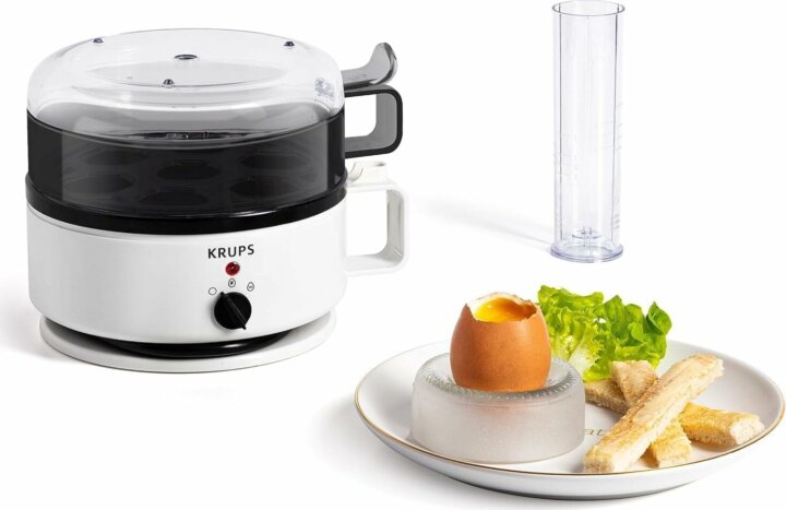 Krups EG 230115 Ovomat Super Elektromos Tojásfőző 400 Watt - Fehér