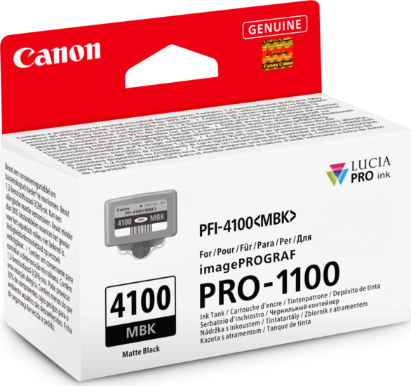 Canon PFI-4100 MBK Eredeti Tintapatron - Matt Fekete