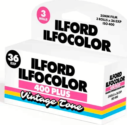 Ilford Ilfocolor Vintage tone 400 Plus 135/36 Színesfilm (3 db)