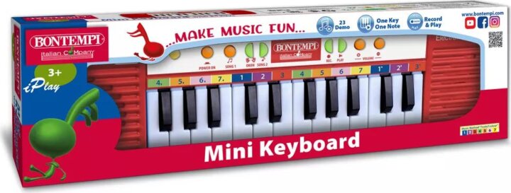 Bontempi 24 billentyűs játékszintetizátor - Piros