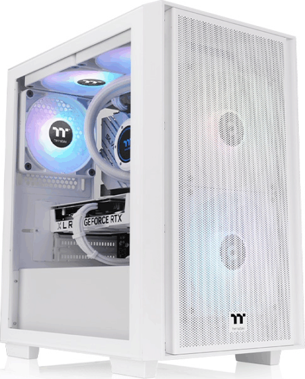 Thermaltake Versa H16 TG ARGB Mikro Torony Számítógépház - Fehér