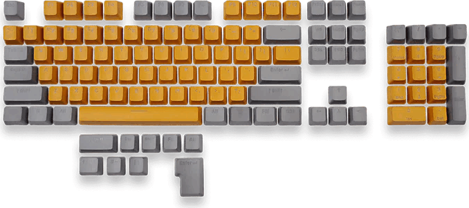 Mountain Mineral PBT Keycap szett - Wulfenite B (113 db)