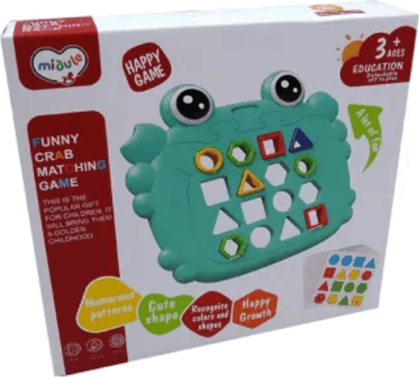 Midule Rák alakú formakirakó kicsiknek 18 darab formával Midule Rák alakú formakirakó kicsiknek 18 darab formával