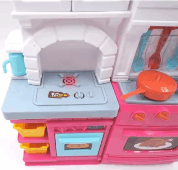 Mini baba konyhabútor sütővel fény- és hanghatásokkal 26 cm Mini baba konyhabútor sütővel fény- és hanghatásokkal 26 cm