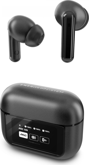 Energy Sistem Display ANC Bluetooth Fülhallgató Headset - Grafit Energy Sistem Display ANC Bluetooth Fülhallgató Headset - Grafit