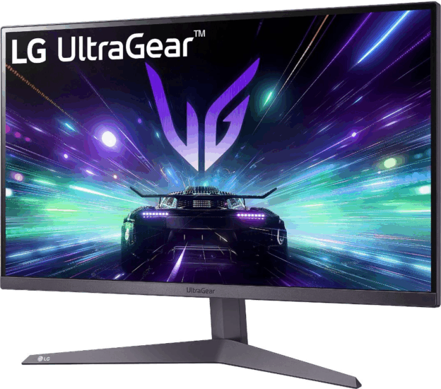 LG 27" 27GS50FX-B UltraGear 16:9 FHD VA Gaming Monitor - Fekete