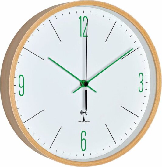 TFA 60.3524.04 Falióra Ø 25,5cm - Barna /Zöld