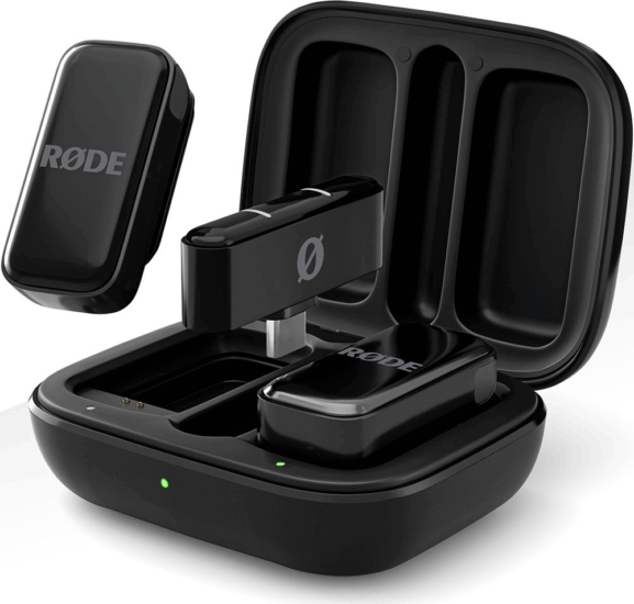 Rode Wireless Micro Kétcsatornás Lavalier csiptetős USB-C mikrofon szett - Fekete