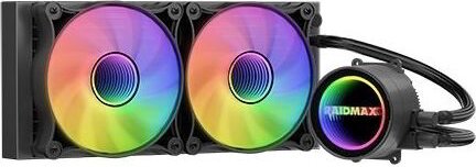 RAIDMAX INFINITA LS240 240mm ARGB Vízhűtéses Univerzális CPU Hűtő - Fekete