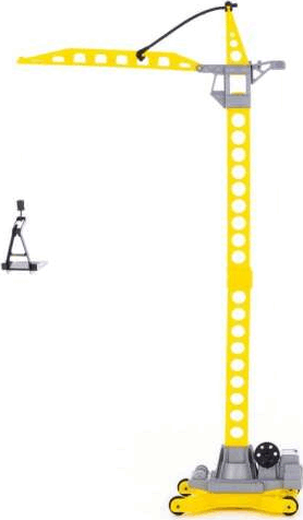 Polesise Óriási építkezési játékdaru 79cm - Sárga