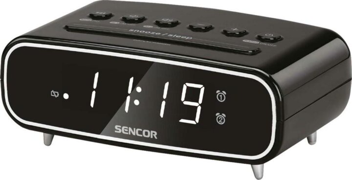Sencor SRC 2600 B Rádiós ébresztőóra - Fekete Sencor SRC 2600 B Rádiós ébresztőóra - Fekete