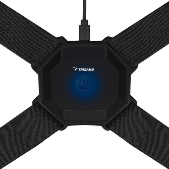 Trizand Univerzális testtartás javító beépített érzékelővel - Fekete