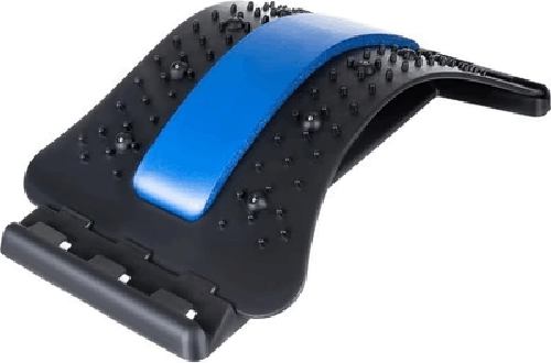 Trizand 22059 Akupresszúrás Rehabilitációs Hátnyújtópad - Fekete/Kék